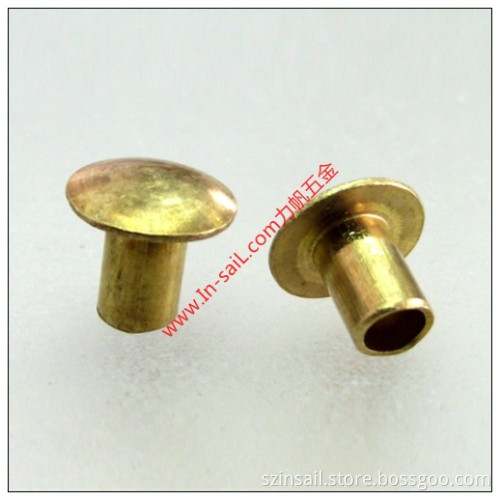 DIN6791, DIN6792, Semi-Tubular Pan Head Rivets, Semi-Tubular Countersunk Head Rivets